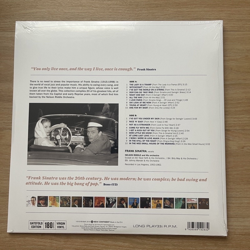 แผ่นเสียง Frank Sinatra – The Hits,Frank Sinatra – The Hits ,Vinyl, LP, Compilation, Stereo มือหนึ่ง ซีล