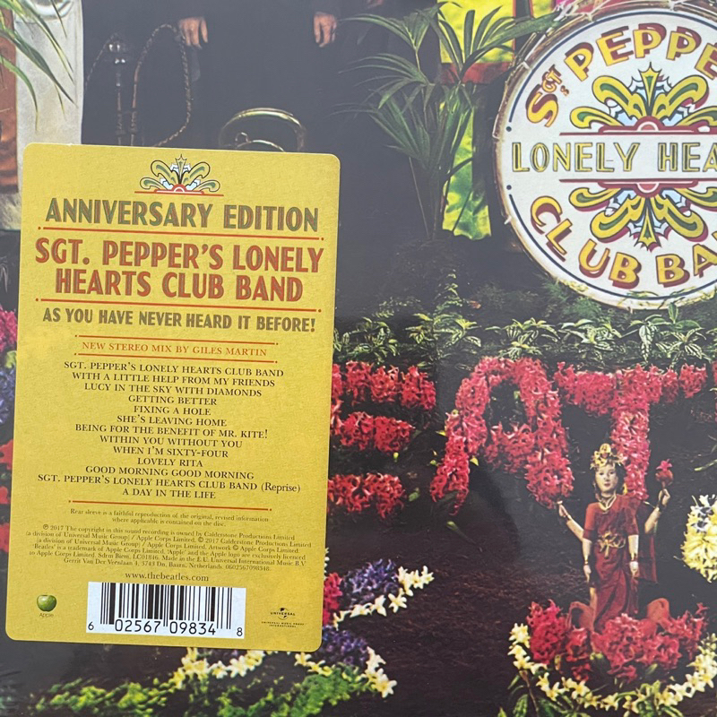 แผ่นเสียง The Beatles – Sgt. Pepper's Lonely Hearts Club Band**Anniversary Edition แผ่นเสียงมือหนึ่ง ซีล