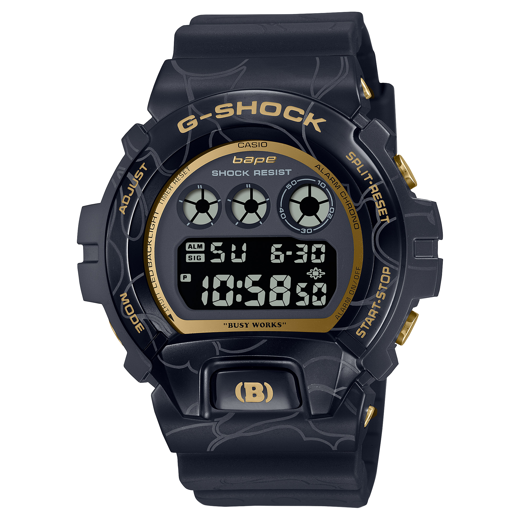 GM-6900BAPE-1 | ดิจิตอล | ซีรีส์ 6900 | G-SHOCK | นาฬิกา | CASIO (รุ่นพิเศษฉลองครบรอบ 30 ปีของ BAPE)