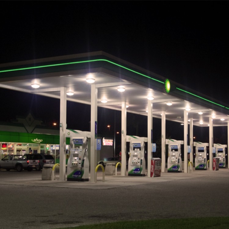 Led Canopy Light โคมไฟปั๊มน้ำมัน led 100W 120W 150W 200W เเสงขาว คุณภาพสูง ทนทาน เหมะกับการติดตั้งเป็นไฟปั้มน้ำมัน โคมไฟไฮเบย์ในโรงงานอุตสาหกรรม อาคาร