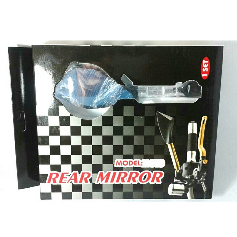 กะจกแต่ง ทรงห้าเหลี่ยมก้านสั้น