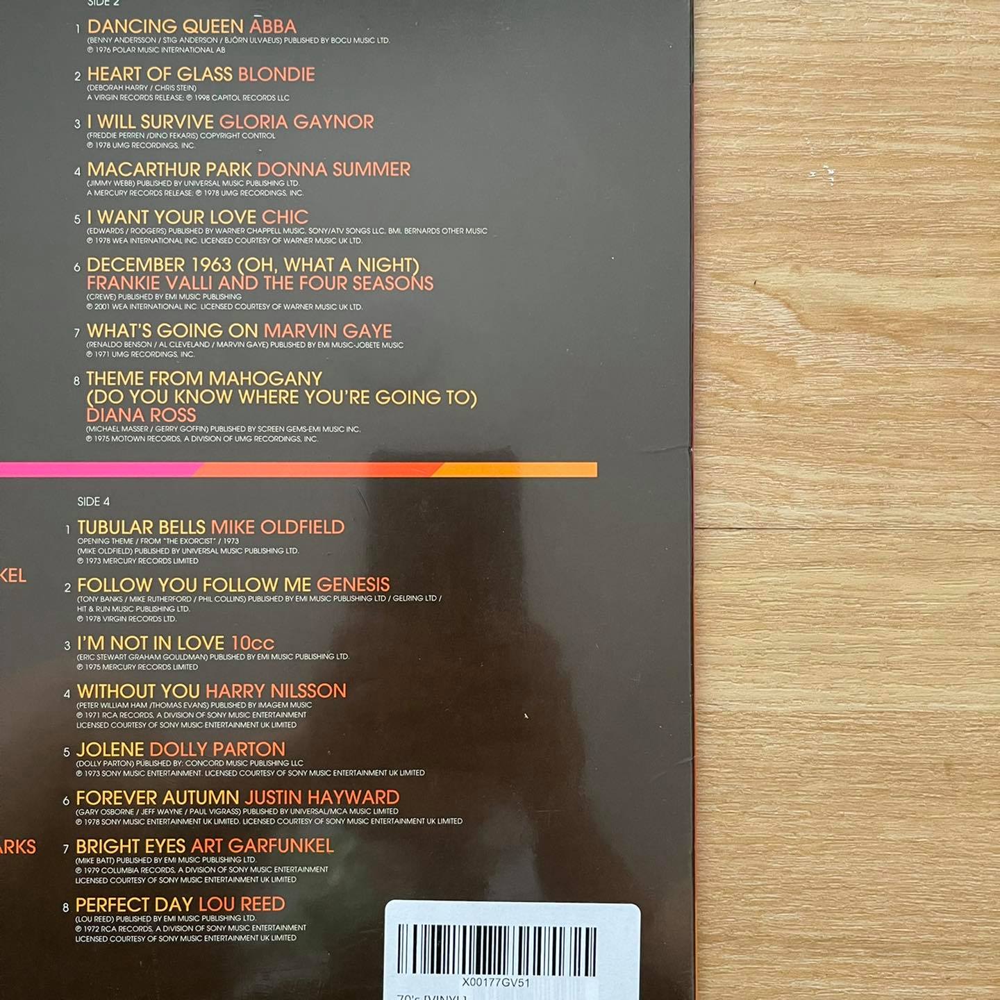 แผ่นเสียง Various – 70s , 2 x Vinyl, LP, Compilation, Stereo แผ่นมือหนึ่ง ซีล