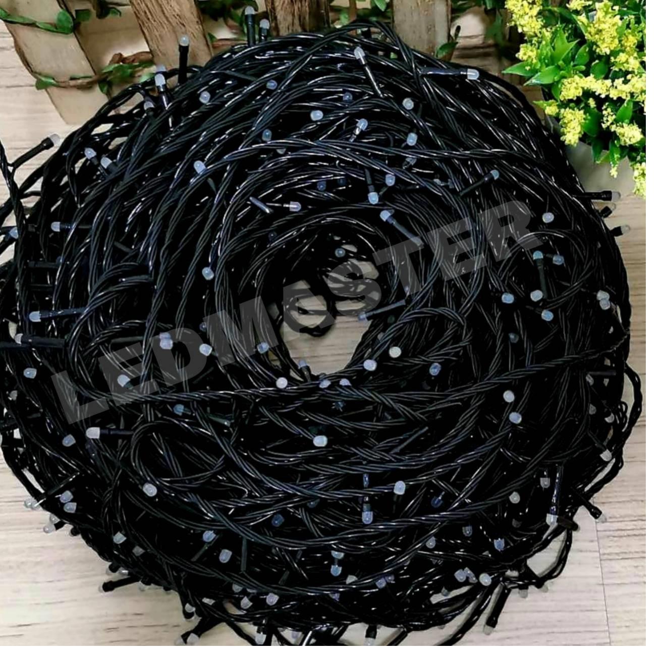 เส้นไฟประดับตกเเต่งปีใหม่ led ไฟคริสมาส ยาวพิเศษ 100 เมตร เเสงขาว white เส้นไฟสีดำ หนาทนทาน ไฟหยดน้ำ ไฟเส้น led ไฟตกเเต่งต้นไม้ ไฟตกเเต่งปีใหม่ ไฟงานวัด ไฟตกเเต่งต้นคริสมาสต์ ไฟประดับตกเเต่ง