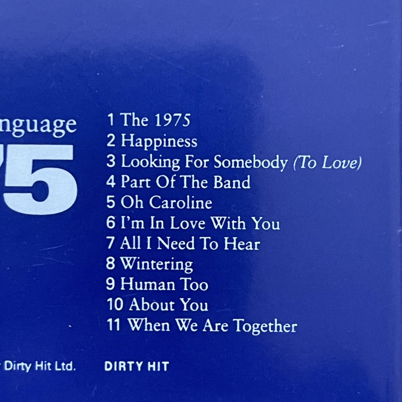CD ซีดีเพลง The 1975 – Being Funny In A Foreign Language (แผ่นแท้,มือหนึ่ง,ซีล)