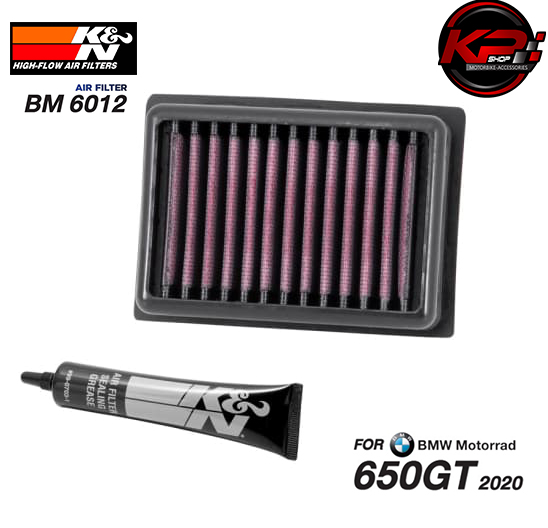 กรองอากาศ K&N BMW 650GT (2020) (BM 6012)