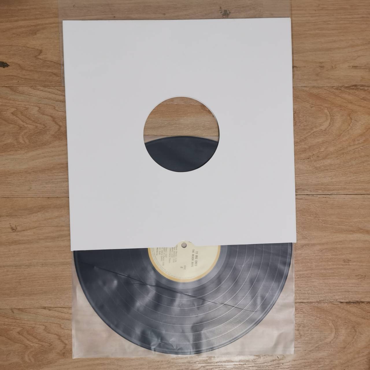 ซองกระดาษใส่แผ่นเสียง ซองใส่แผ่นเสียง สำหรับแผ่นที่ไม่มีปก ใส่แผ่นเสียงขนาด12นิ้ว (20ใบ)