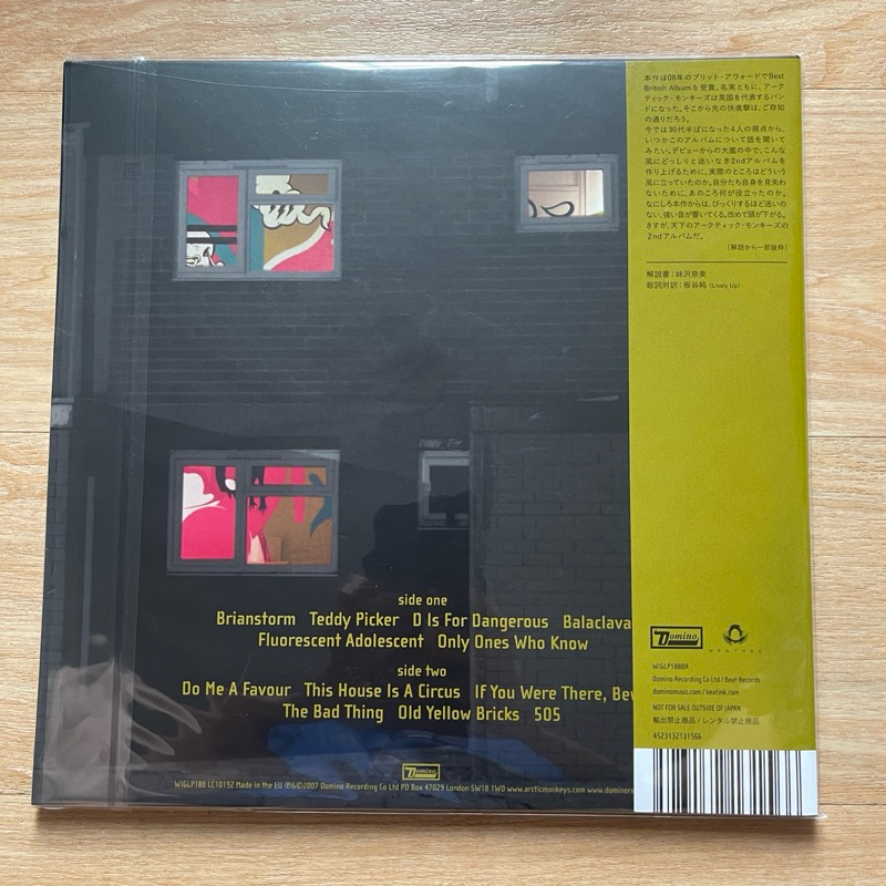 แผ่นเสียง Arctic Monkeys – Favourite Worst Nightmare ,Vinyl, LP, Album, Reissue , JP Version มือหนึ่ง ซีล