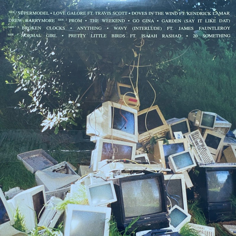 แผ่นเสียง SZA - Ctrl ,2 x Vinyl, LP, Album, Green Translucent ,EU มือหนึ่ง ซีล