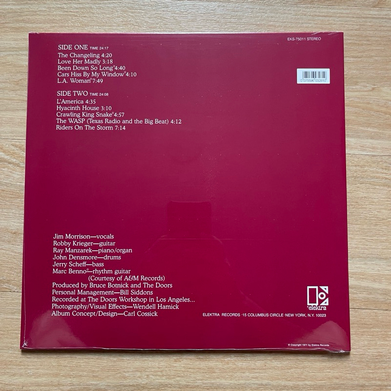 แผ่นเสียง The Doors - L.A. Woman ,Vinyl, LP, Album, Reissue, Repress, มือหนึ่ง ซีล