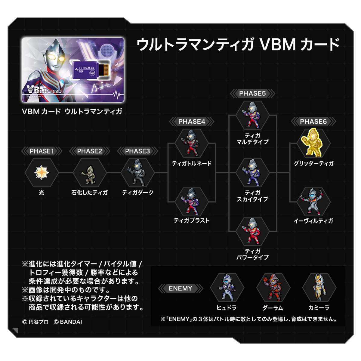 8072371 BANDAI SPIRITS VBM CARD ULTRAMAN TIGA