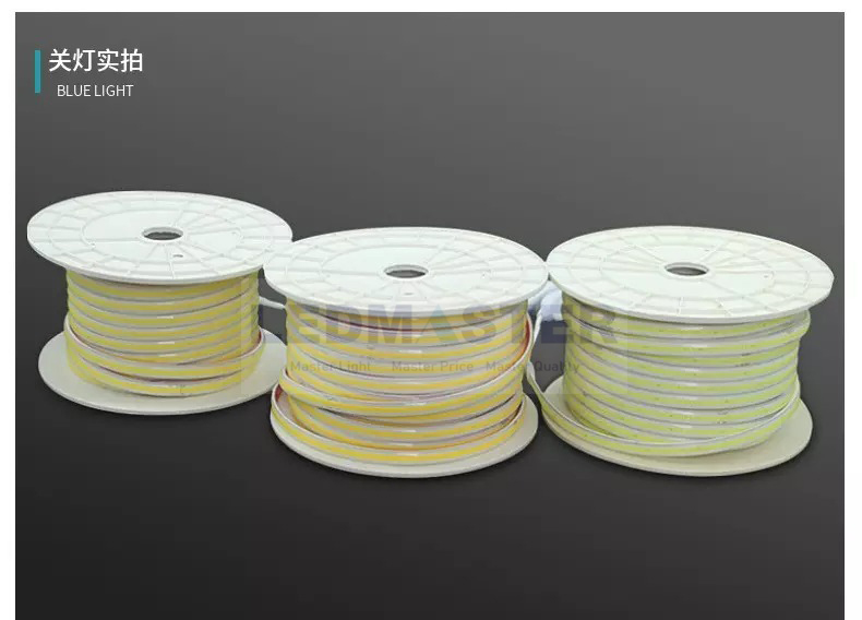 (ฟรี ปลั๊กหัวจ่าย) รุ่นใหม่ COB ไฟสายยาง LED ราคาโรงงาน LED Strip Light 220V สว่างชัดทั้งเส้น 50 เมตร ไฟท่อยางดัด โค้ง งอได้ นีออนเฟล็ก LED Ropelight