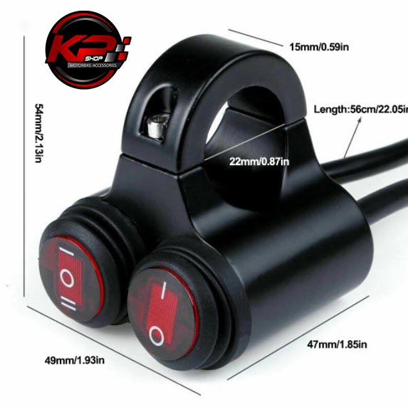 สวิทช์แฮนด์บาร์ มอเตอร์ไซคฺ์ 4ทาง