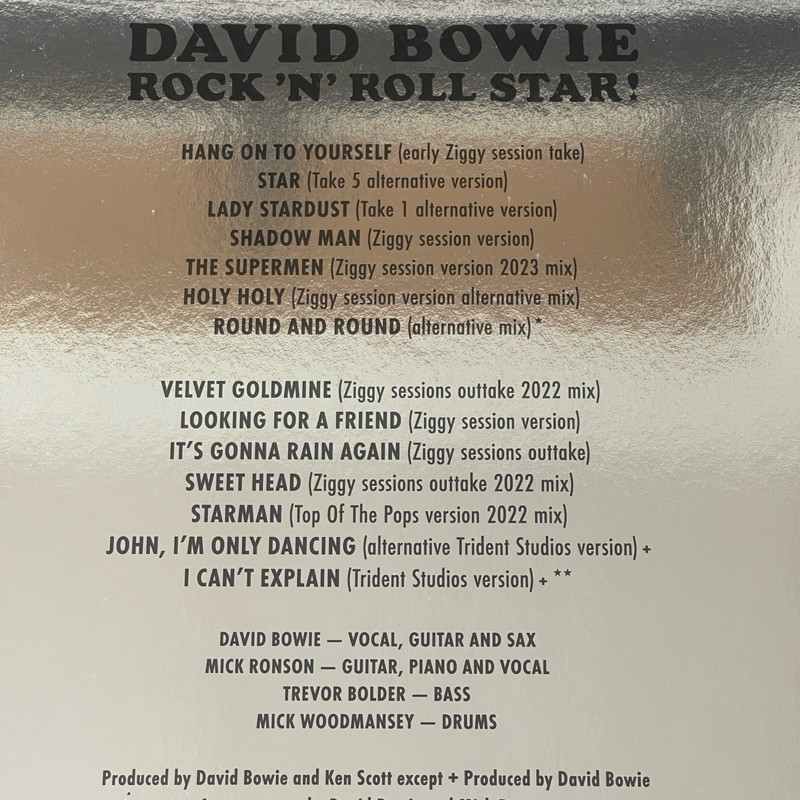 แผ่นเสียง David Bowie – Rock 'N' Roll Star! , Vinyl, LP, Stereo EU มือหนึ่ง ซีล