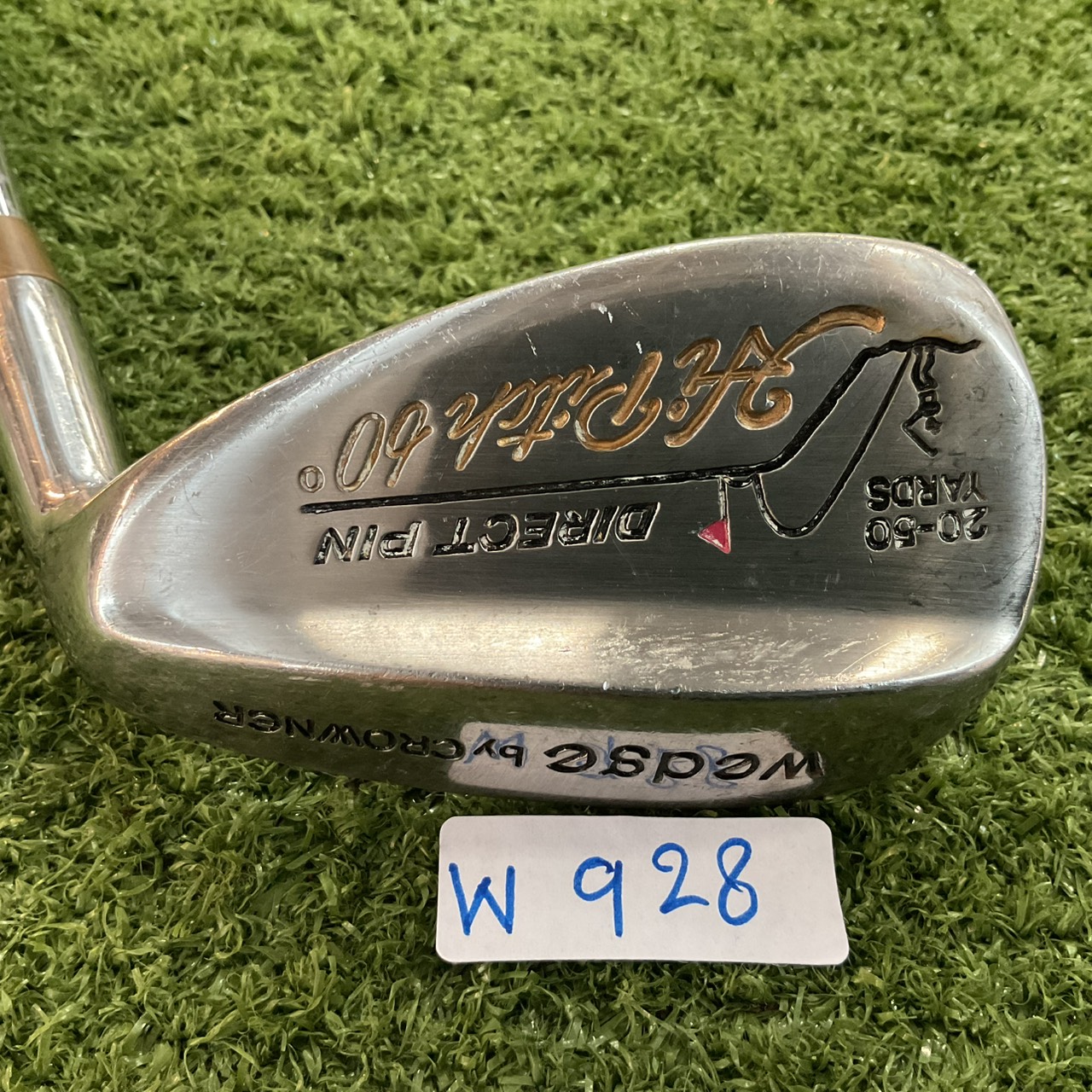 WEDGE CROWNER : Direct Pin Hi Pitch 60° 20-50 ก้านเหล็ก