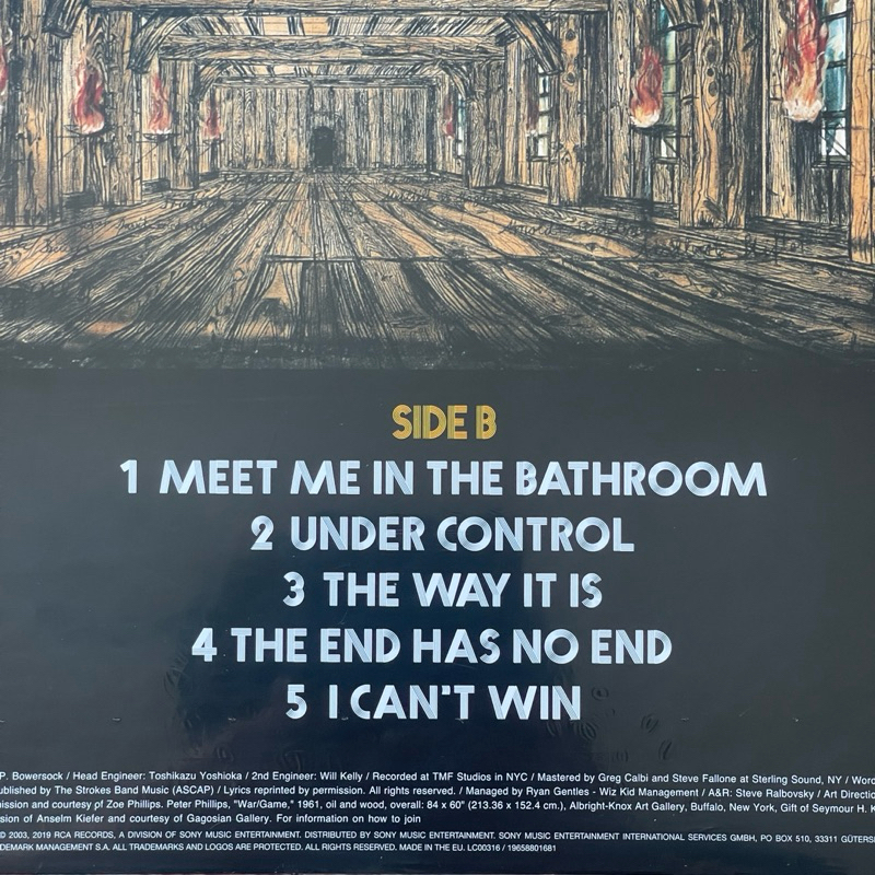 แผ่นเสียง The Strokes - Room On Fire **Limited Edition Blue Colour Vinyl, LP, Album มือหนึ่ง ซีล