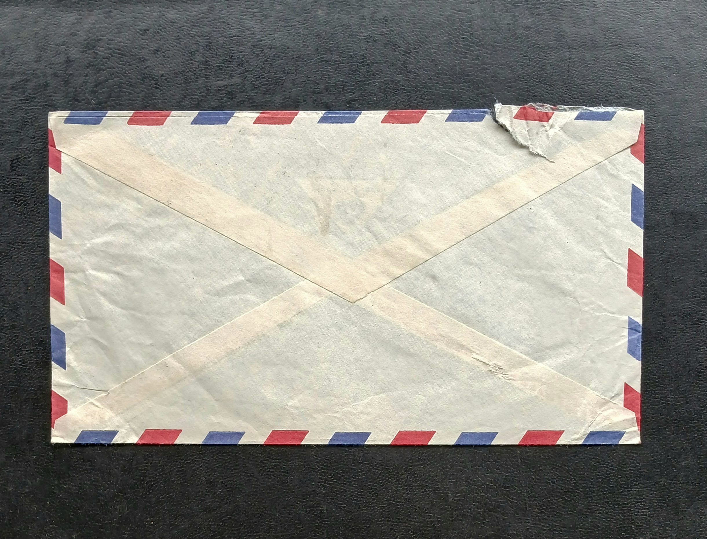 ซองจดหมายเก่า ปี 2507 (1964) BANGKOK-West GERMANY ติดแสตมป์พระรูป ร.9 ชุด2 THAILAND ปี 2494, ชุดสาม ปี 2506, สัปดาห์ฯจดหมาย ปี 2506 มีตราประทับ พระโขนง ปี 2507