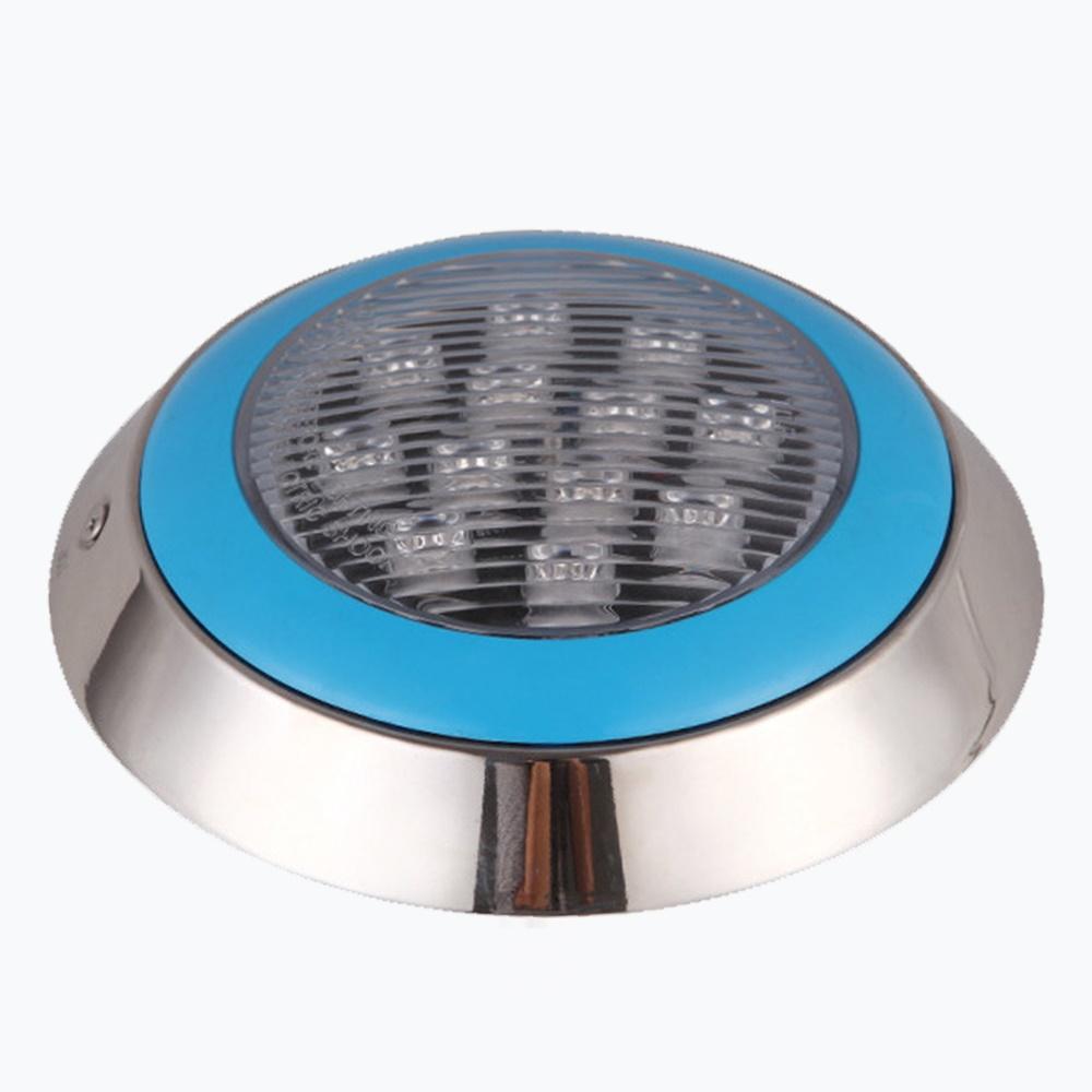 LED Swimming Pool Light Underwater Light ไฟไต้น้ำ โคมไฟสระว่ายน้ำ 12W 23 CM. / 18W 30 CM. 12V-24V IP68 สเเตนเลสขอบฟ้า เเสงขาว ( White ) / เเสงวอร์มไวท์ (warmwhite) -แอลอีดีสำหรับสระว่ายไฟสำหรับสระว่ายน้ำ น้ำพุ สปอร์ตไลท์ไฟใต้สระน้ำ