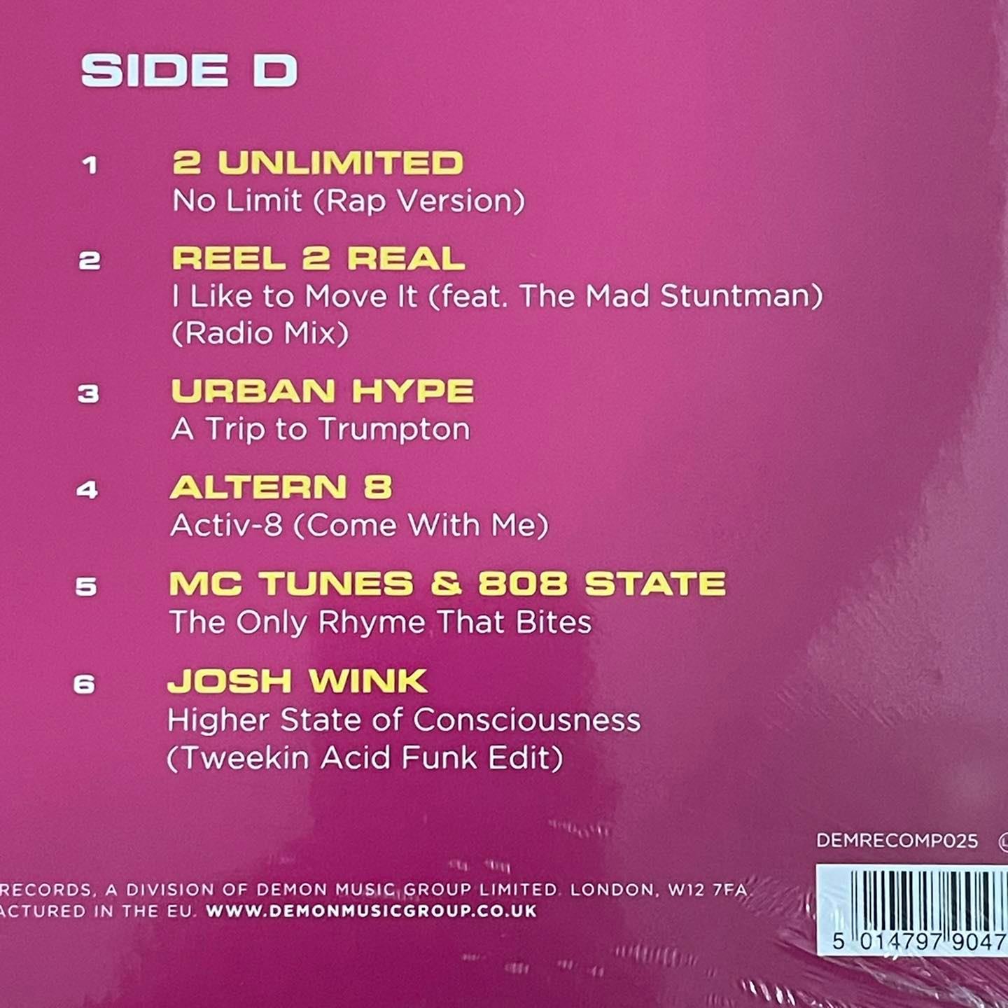 แผ่นเสียง 90s Dance Classics ,2LP x 140g vinyl แผ่นเสียงใหม่ ซีล