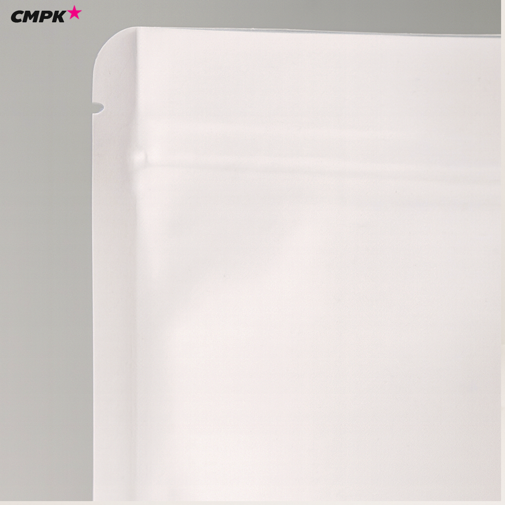 (50ใบ) ถุงคราฟท์ มีซิป สีขาว/น้ำตาล ตั้งได้ ด้านในเป็นฟอยล์กันชื้น ป้องกันอากาศได้ดี