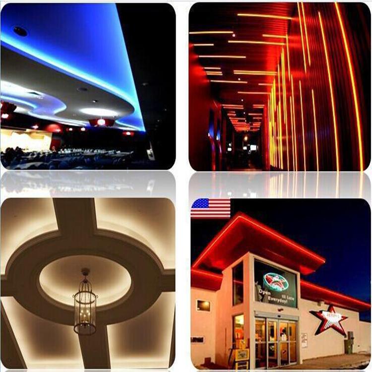 [ฟรี ! ปลั๊กหัวจ่าย ] LED Neon Flex AC220V เเบ่งขาย 5 เมตร ไฟเส้น led นีออนเฟล็กซ์ ไฟแอลอีดีนีออนดัด สามารถ ตัด ดัด โค้ง งอ ตกเเต่งายในและภายนอกสถานที่หรือการเดินไฟซ่อนฝ้า -กดเลือก แสงขาว วอร์ม เขียว เเดง น้ำเงิน ฟ้า เหลือง ความยาว 5 เมตร