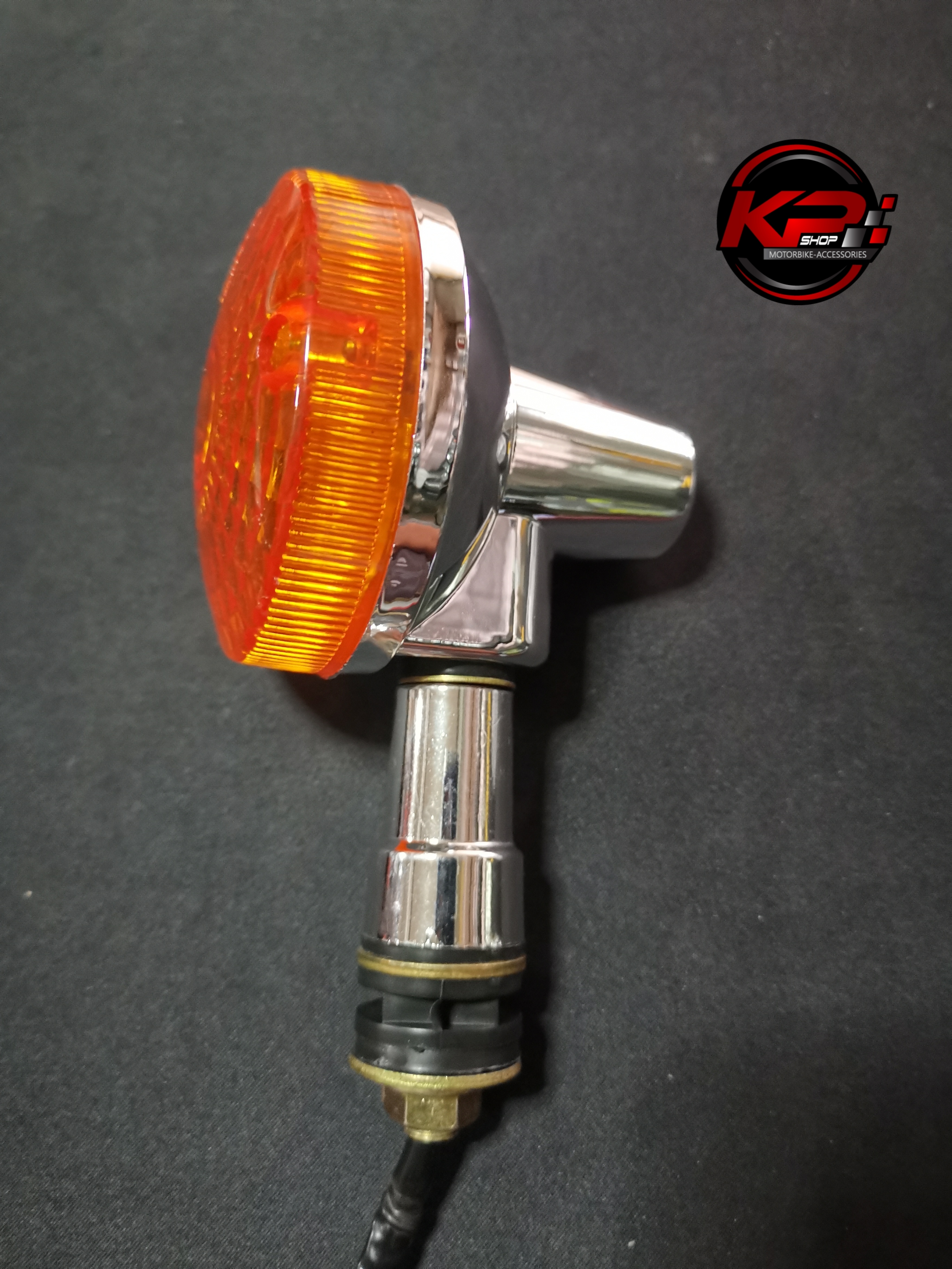 ไฟเลี้ยว มอเตอร์ไซค์ แนวช้อปเปอร คัสตอม (ไซค์ใหญ่)