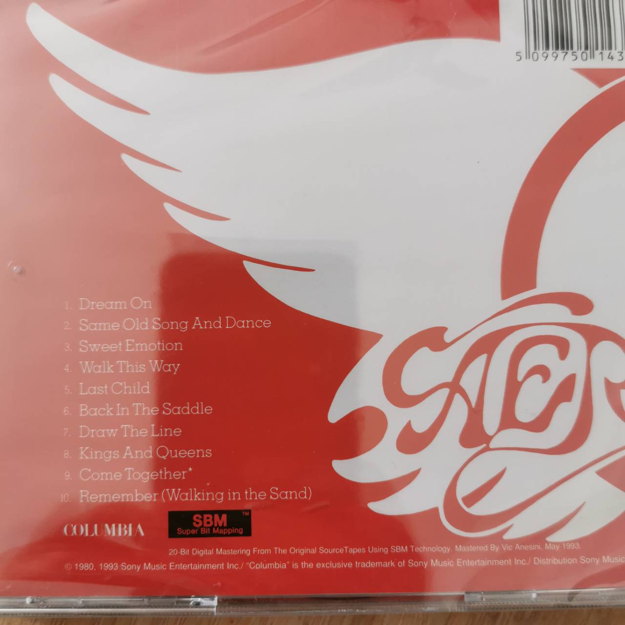 CD ซีดีเพลง Aerosmith – Aerosmith's Greatest Hits แผ่นแท้ ใหม่ ซีล