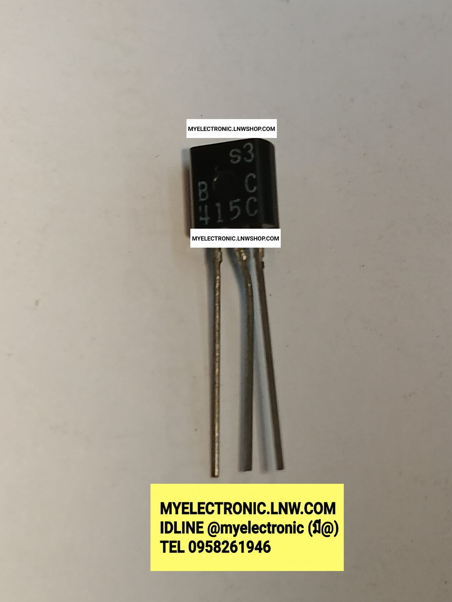 ขาย BC415C ตัวถัง TO-92 ยี่ห้อ BC415 C ทรานซิสเตอร์ TRANSISTOR ราคา ตัวละ . . . . หน่วย บาท