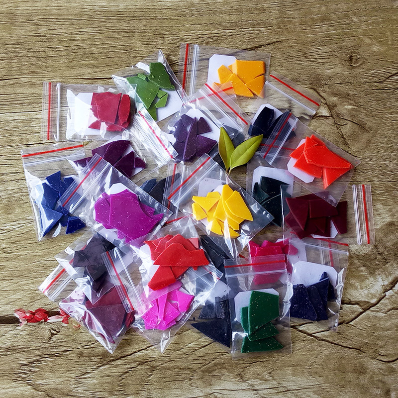 สีเทียนละลายในน้ำมัน 1แพ็คมี10สี ขนาด5กรัม