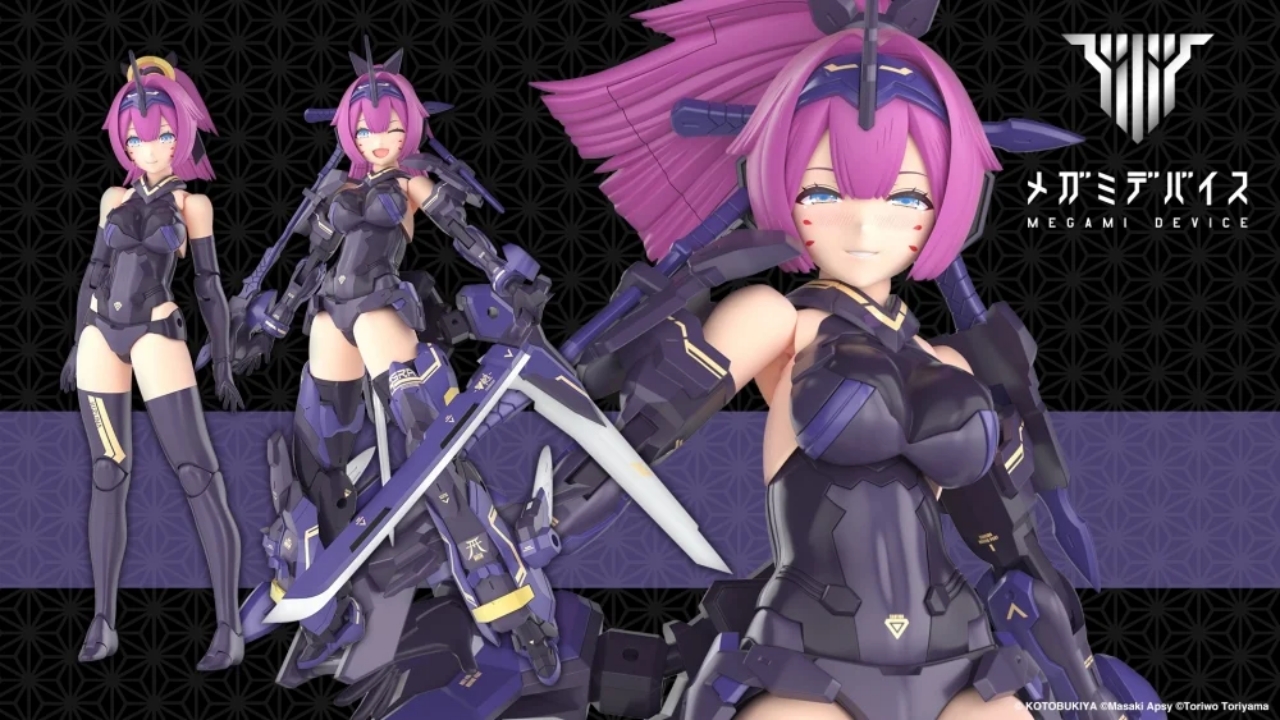 Preorder 4934054077113 KOTOBUKIYA MEGAMI DEVICE ASRA ARCHER KIZUNA SHADOW EDITION FULL PACKAGE มัดจำ 500 บาท