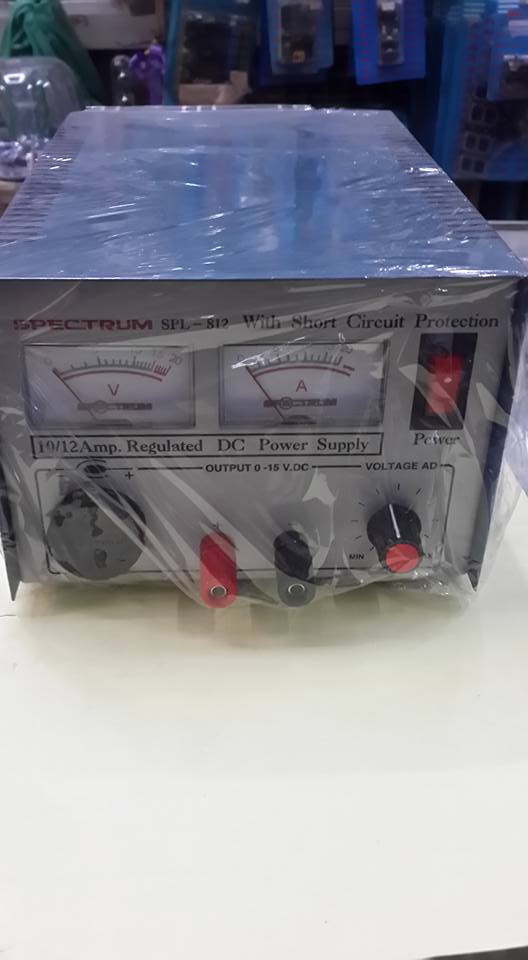 ขาย หม้อแปลง เร็กกูลเลเตอร์ รุ่น SPL-812 REGULATER ยี่ห้อ SPECTRUM เร็กกูลเลเตอร์ปรับไฟ 0-15VDC 10/12AMP SPL812 ราคา ตัวละ . .บาท