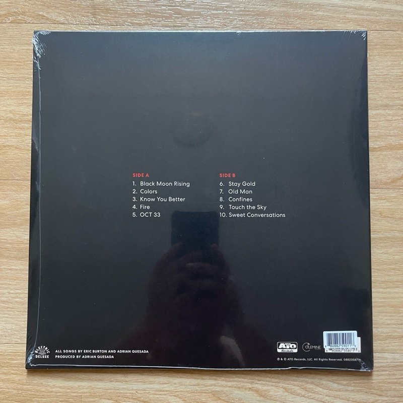 แผ่นเสียง Black Pumas - Black Pumas **Red & Bone with Black Splatter , Vinyl, LP, Album, Reissue, มือหนึ่ง ซีล