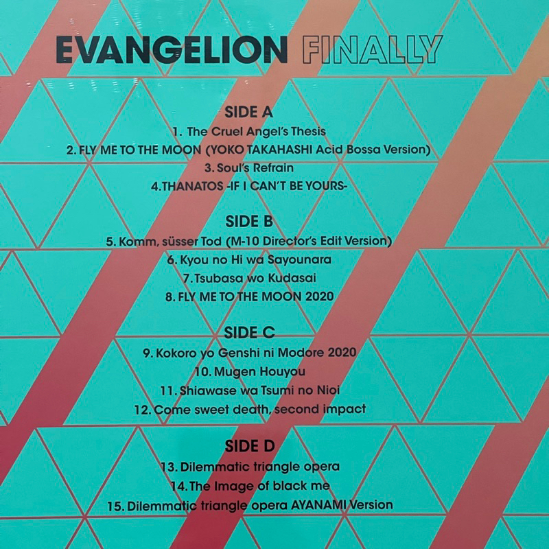 แผ่นเสียง Evangelion Finally,various artist ,2LP,EU, ** Pink Splatter vinyl มือหนึ่ง ซีล