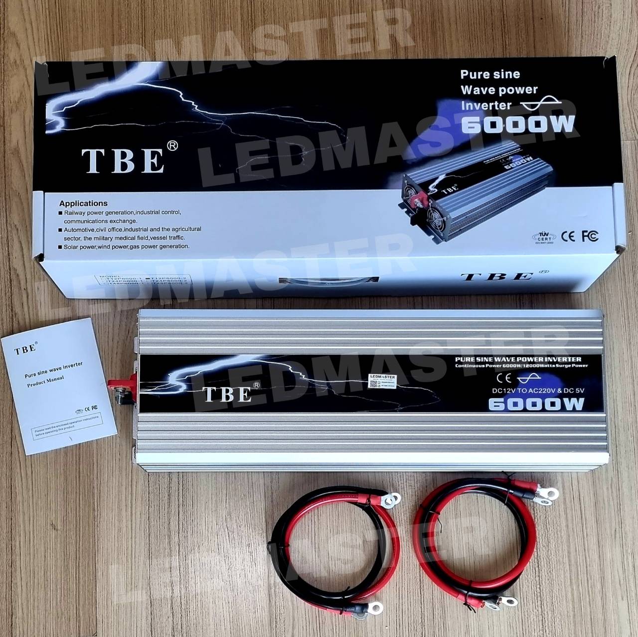 💯เเถมฟรี โซล่าชาร์จเจอร์ 💯อินเวอร์เตอร์แท้ ** เพียว์ซายเวฟ 12V ยี่ห้อTBE ราคาโรงงาน คุณภาพสูง ของเเท้จากโรงงาน อินเวอร์เตอร์ วัตต์เต็ม อินเวอร์เตอร์รถเเห่ เครื่องแปลงไฟ12vเป็น220v