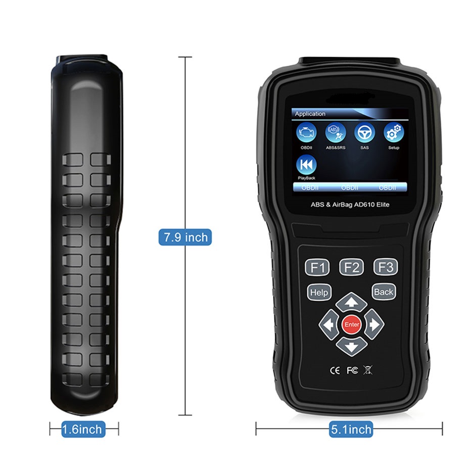 SM AD610 เครื่องสแกนรถยนต์ เครื่องลบไฟเตือนหน้าปัดรถยนต์ 5 ระบบ เครื่อง เกียร์ ABS SRS SAS ลบไฟโชว์