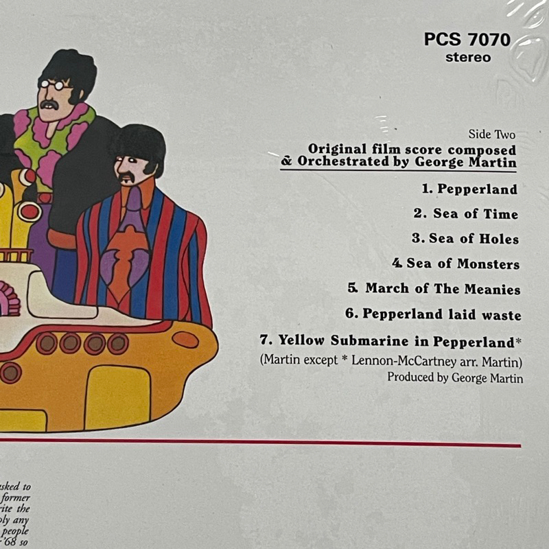 แผ่นเสียง The Beatles - Yellow Submarine ,Vinyl, LP, Album, Reissue, Remastered, Stereo, 180 Gram ,EU มือหนึ่ง ซีล