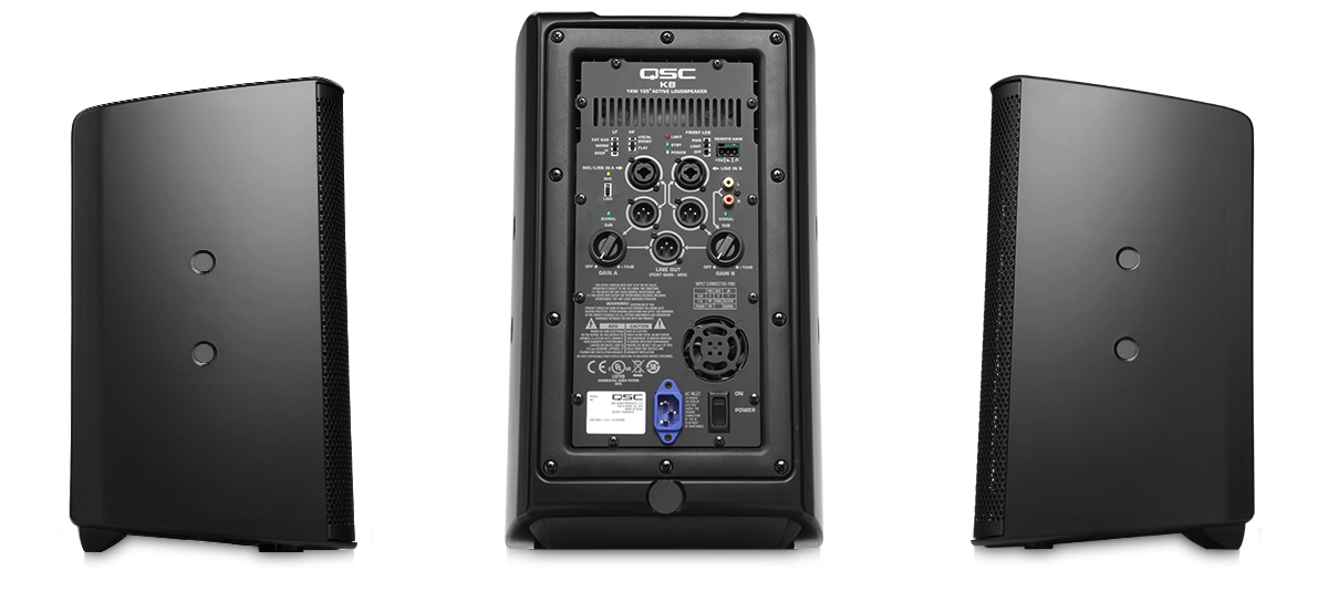 QSC K8 ลำโพงตู้ 8 นิ้ว มีขยายเสียงในตัว