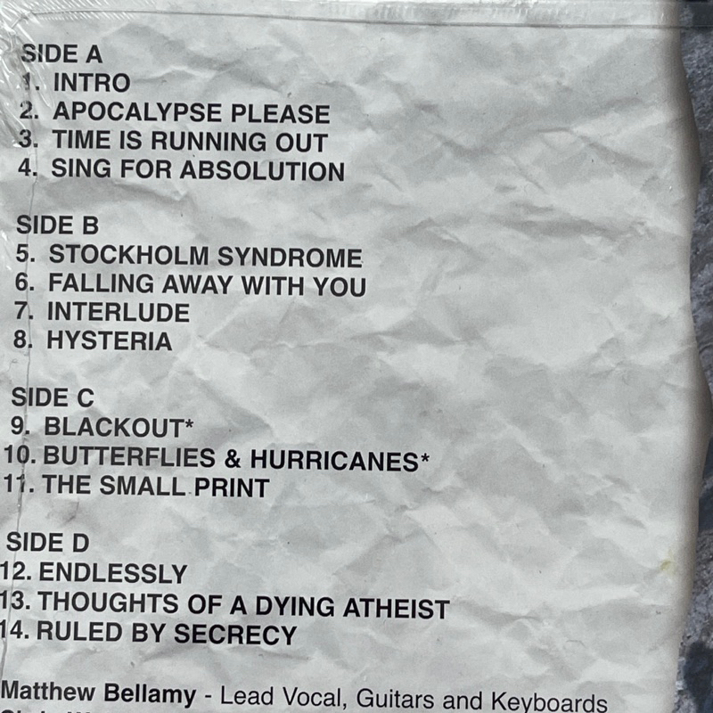 แผ่นเสียง Muse - Absolution , 2 x Vinyl, LP, Album, Reissue, Repress ,มือหนึ่ง ซีล