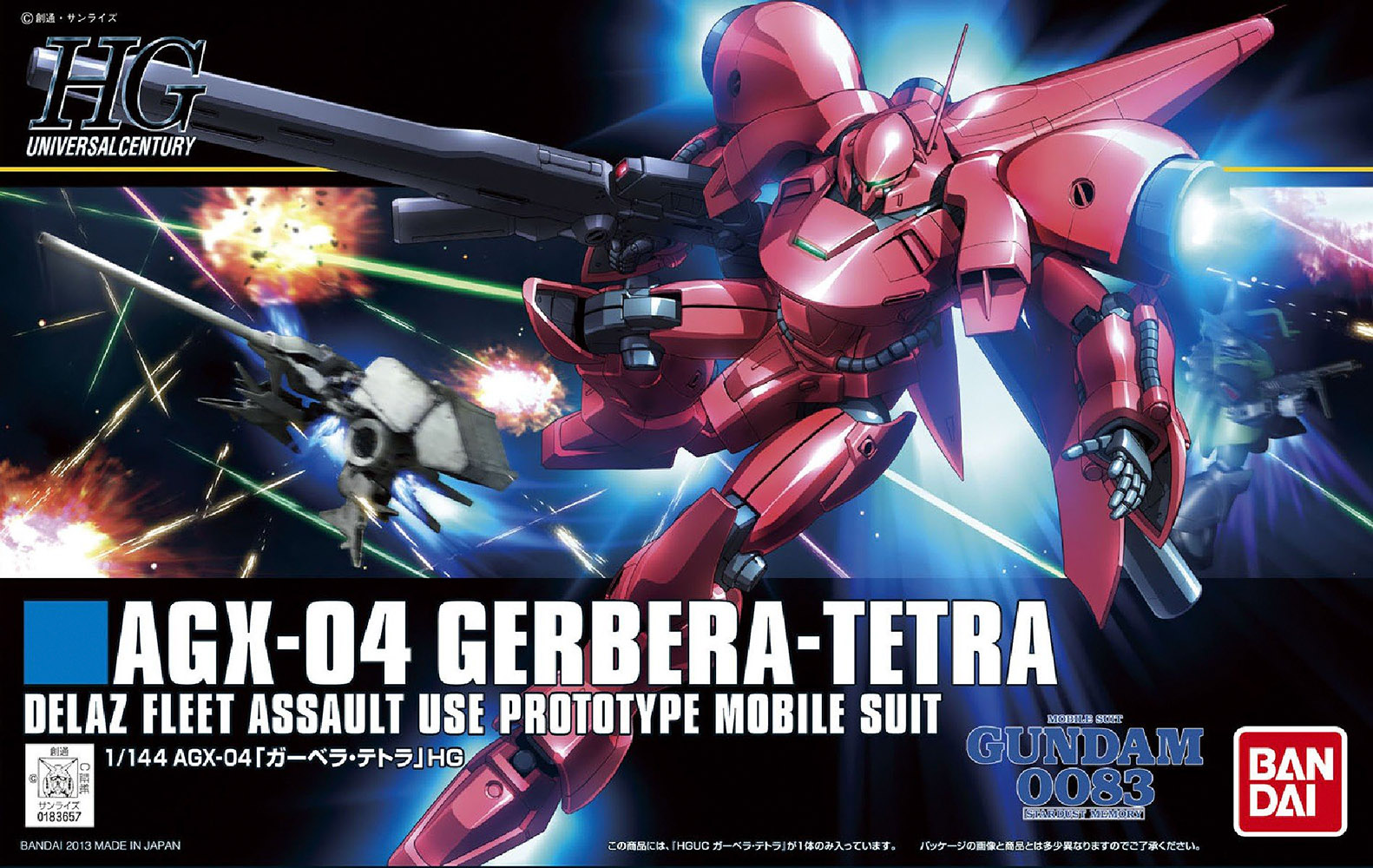 1055886 BANDAI SPIRITS HGUC 1/144 AGX-04 GERBERA-TETRA