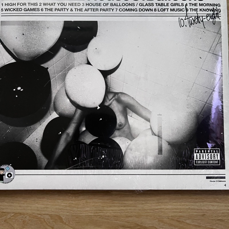 แผ่นเสียง The Weeknd - House Of Balloons album ,2 x Vinyl, LP, Mixtape, Reissue แผ่นเสียงมือหนึ่ง ซีล
