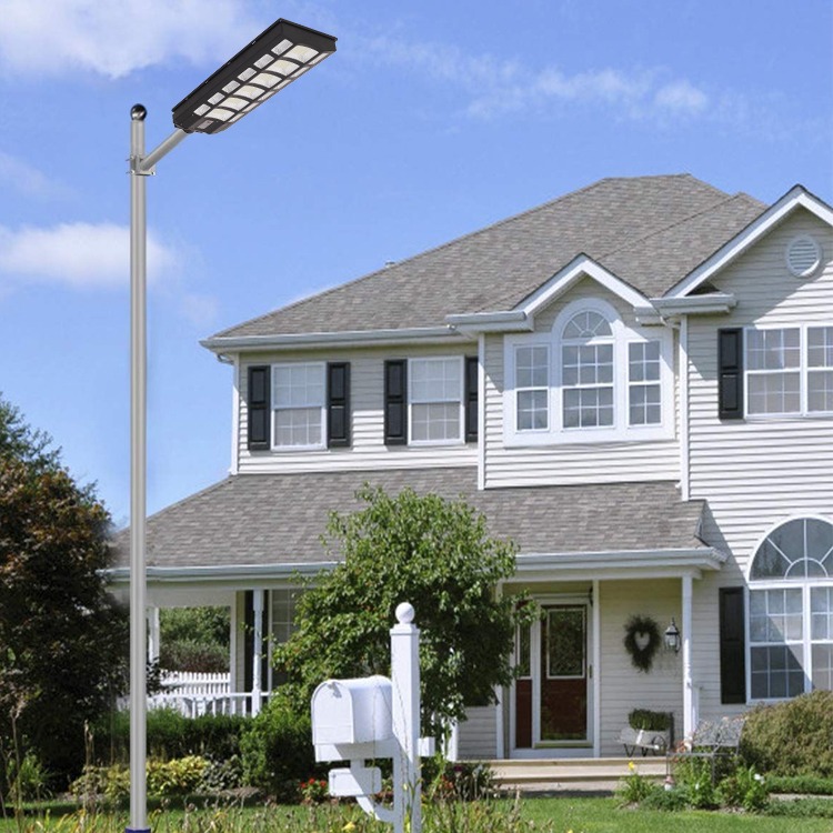 ไฟถนนโซล่าเซลล์ 6000W 5000W-HL ดีไซน์ 3D สว่างมาก แสงสีขาว ไฟพลังงานแสงอาทิตย์ โคมไฟสปอร์ตไลท์ ไฟติดผนัง