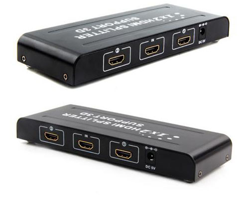 2 Port HDMI Splitter Support 3D