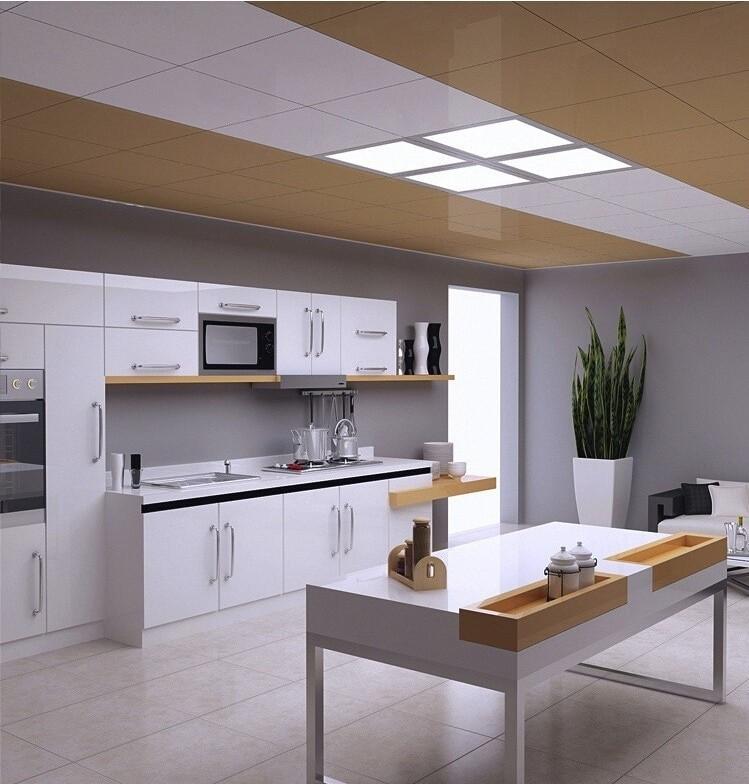 LED Panel Light โคมไฟฝังฝ้าติดเพดาน 24W ขนาด 30×30 รุ่นสลิม บางพิเศษ แสงขาว เหมาะสำหรับใช้กับฝ้าทีบาร์ T-Bar ฝ้าฉาบเรียบ ฝ้ายิบซั่ม จำนวน 1 ชิ้น