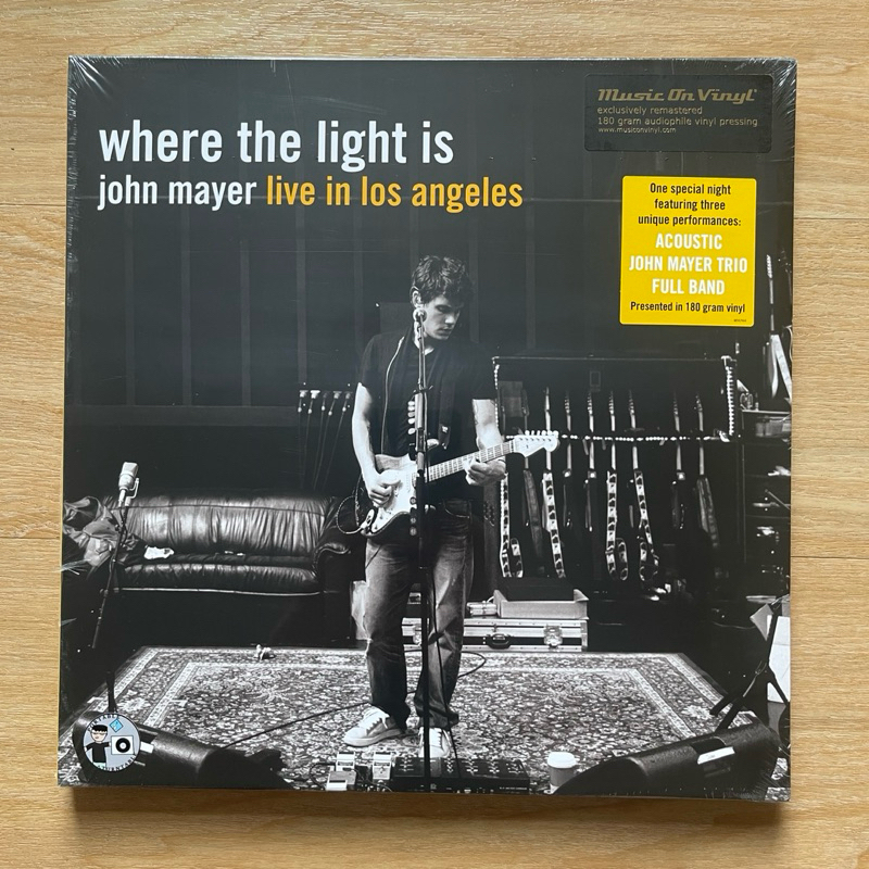 แผ่นเสียง John Mayer Where the light is Live in Los angeles **4 x Black Vinyl, Remastered, EU มือหนึ่ง ซีล