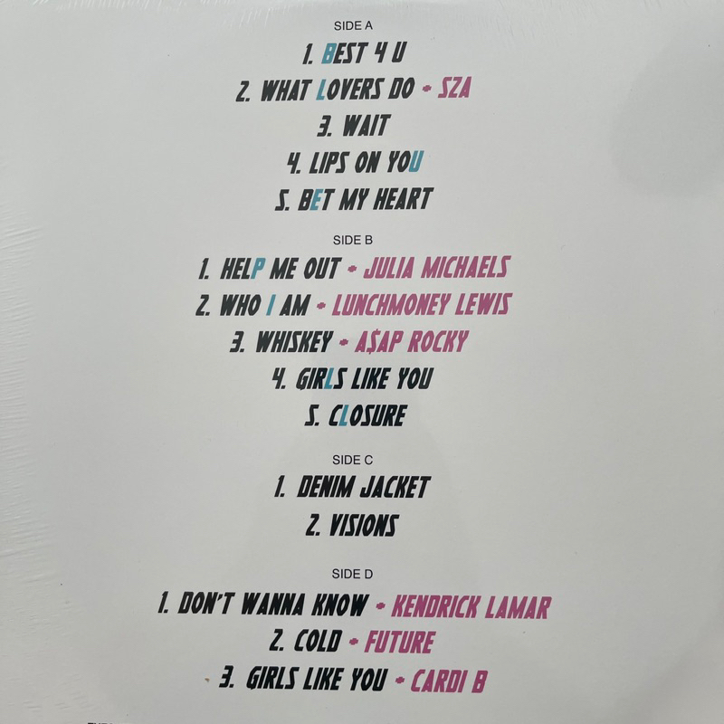 แผ่นเสียง Maroon 5 – Red Pill Blues 2 color Vinyl Deluxe Edition,แผ่นเสียง มือหนึ่ง ซีล