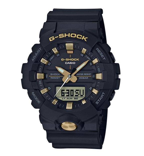 CASIO G-SHOCK Special Color GOLD in BLACK รุ่น GA-810B-1A9