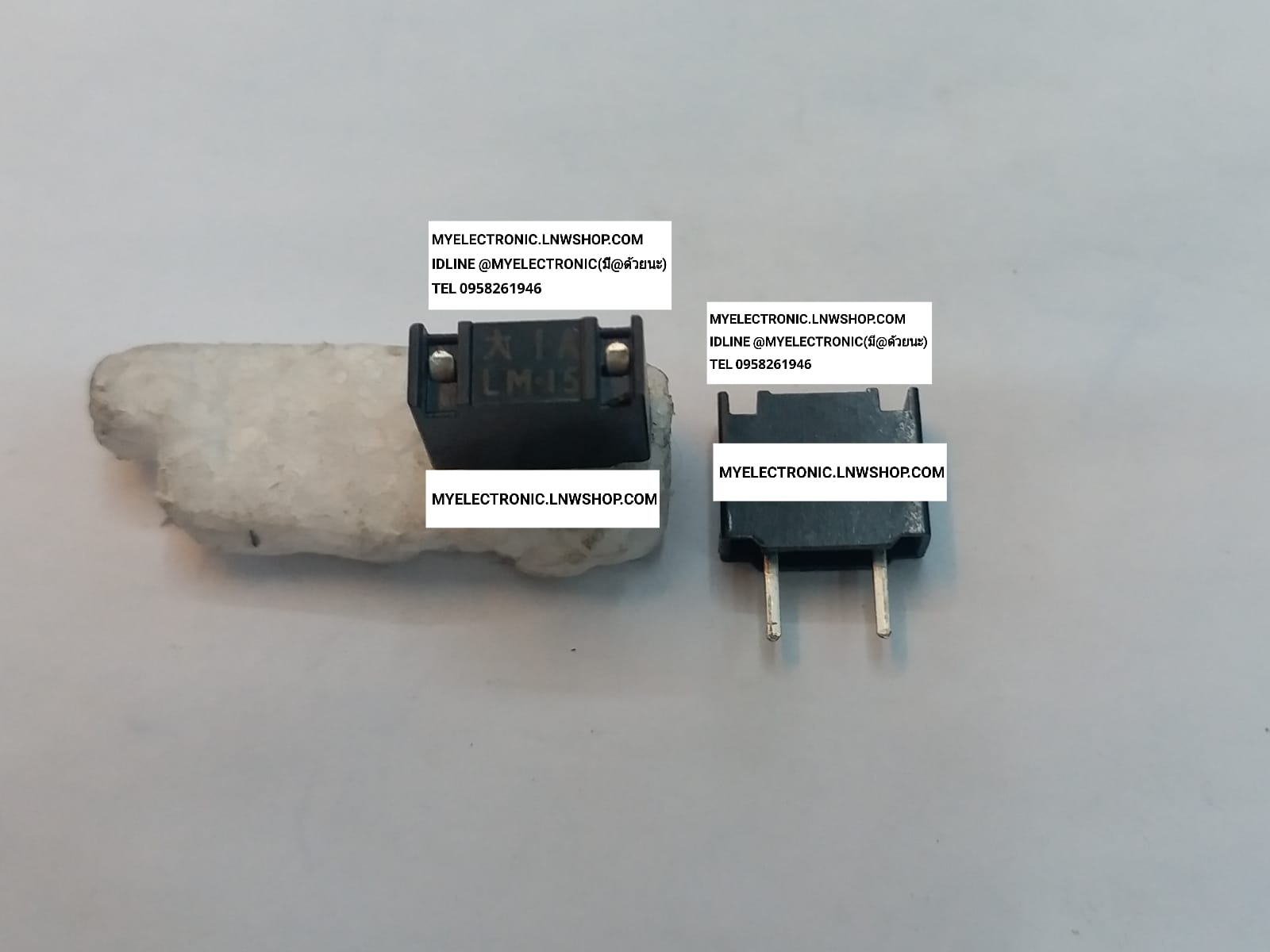 ขาย ฟิวส์LM1A , ยี่ห้อ DAITO JAPAN ฟิวส์ LM1.0A ฟิวส์เหลี่ยมดำ2ขา FUSE MADE IN JAPAN ของแท้ ราคา ตัวละ . . . . หน่วย บาท