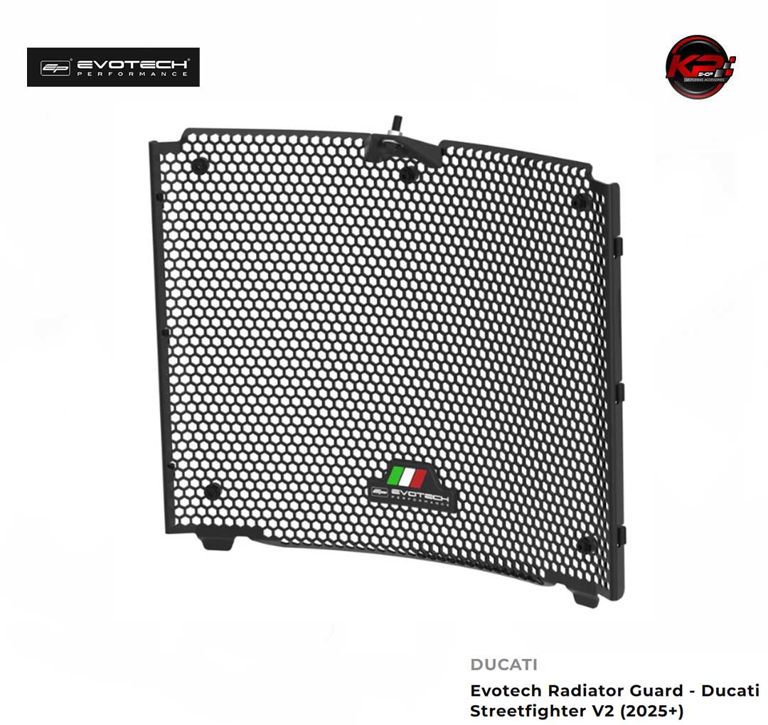 การ์ดหม้อน้ำ Evotech Radiator Guard - Ducati Streetfighter V2 (2025+)