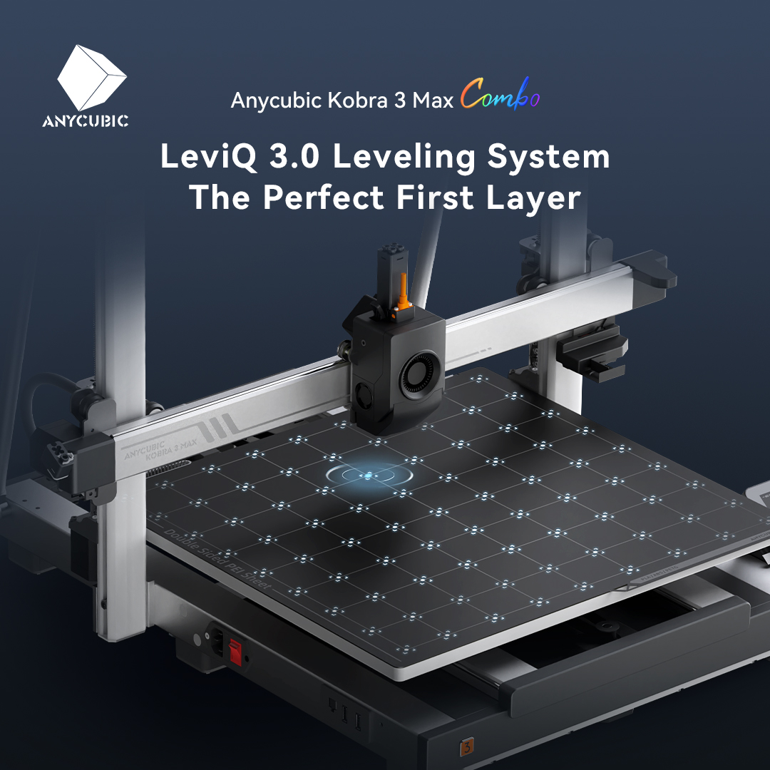 เครื่องพิมพ์ 3 มิติ , 3D Printer : Anycubic Kobra 3 Max Combo by In2Real3d