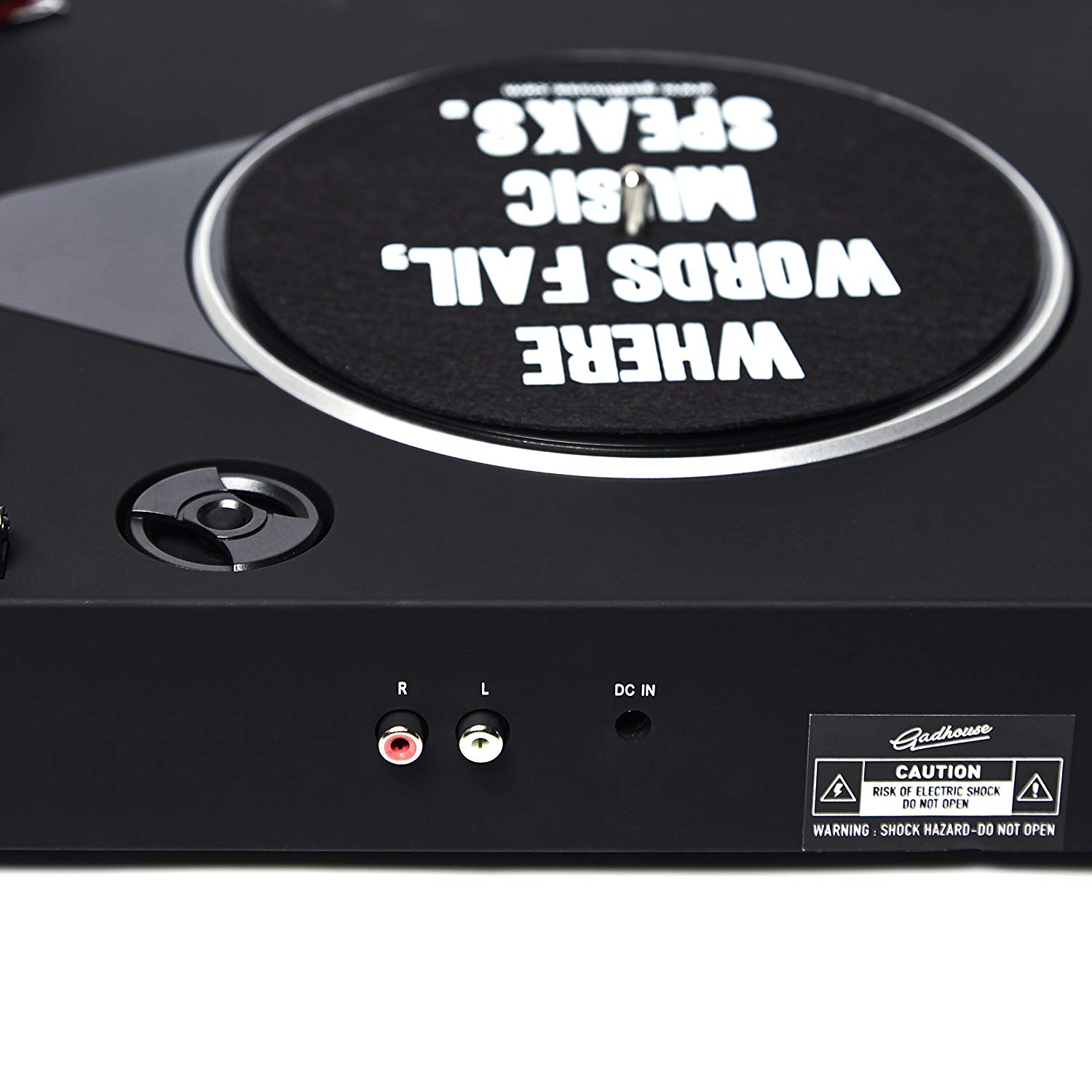 เครื่องเล่นแผ่นเสียง Gadhouse Brad Black edition