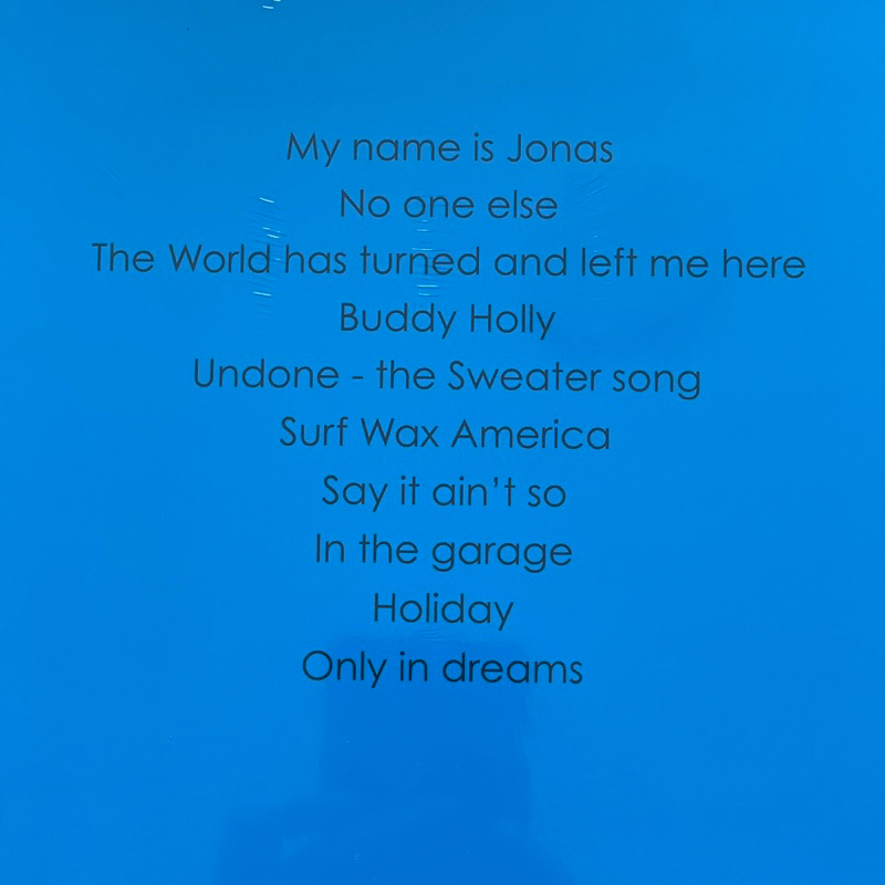 แผ่นเสียง Weezer : Weezer ,Vinyl, LP, Album, Reissue, Remastered แผ่นเสียงมือหนึ่ง ซีล